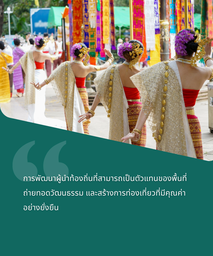 กลุ่มเป้าหมาย หลักสูตร “ทูตชุมชน คนเล่าเรื่องถิ่น” Local Empowerment & Ambassador Program (L.E.A.P.)